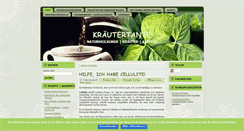 Desktop Screenshot of krautertante.at