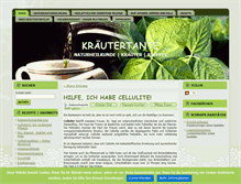 Tablet Screenshot of krautertante.at